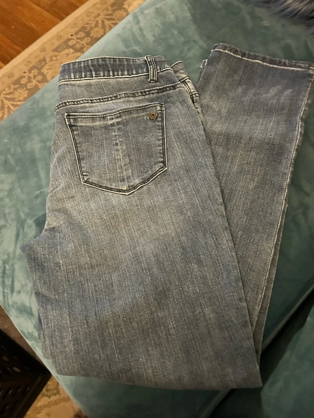 Democracy Blue Denim Jeans sz 10 - Picture 3 of 3